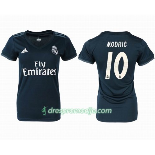 Real Madrid Dres MODRIC 10 Ženska Gostujući 2018/19 Kratkih Rukava Real Madrid Dres MODRIC 10 Ženska Gostujući 2018/19 Kratkih Rukava